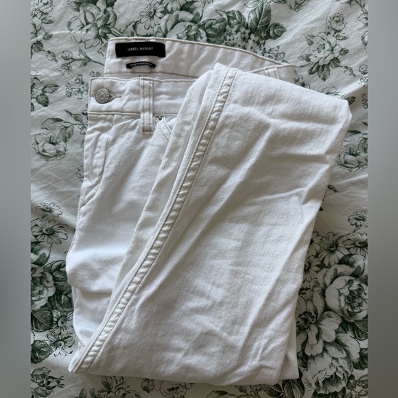 Isabel Marant low rise white jeans - Picture 1 of 5